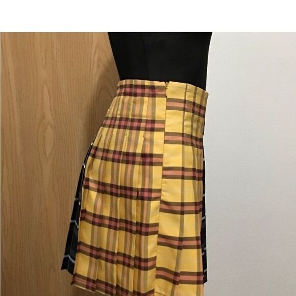 No Boundaries Plaid Pleated Mini Skirt JR Size X-Large (15-17) - Picture 2 of 10